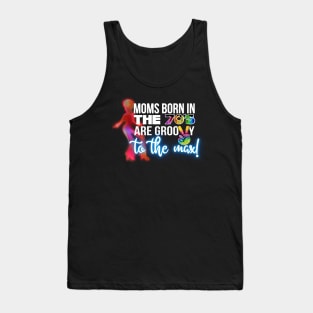 groovy seventies (70s) mom- Mother's Day Tank Top